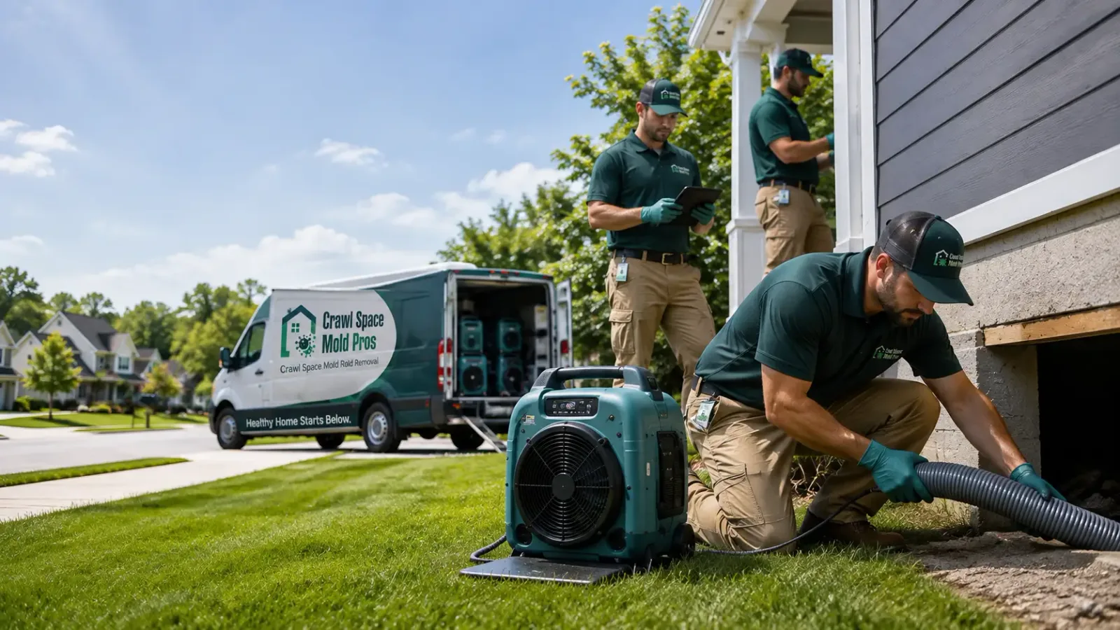 Crawl Space Mold Removal in Ludlow, MA